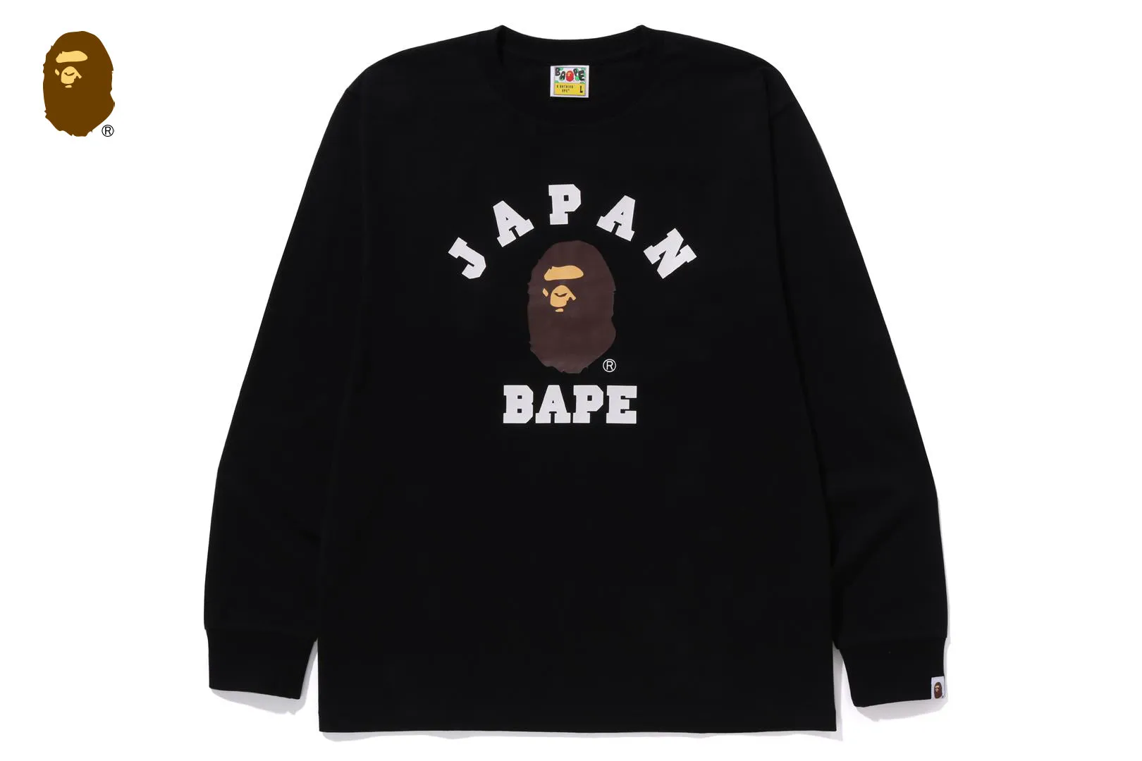 JAPAN COLLEGE CITY L/S TEE sold by Bape product image thumbnail 5