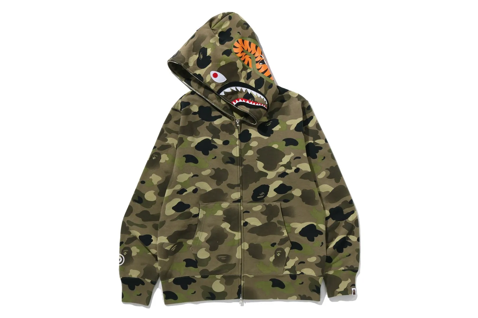 GRADATION CAMO SHARK FULL ZIP HOODIE sold by Bape product image thumbnail 5