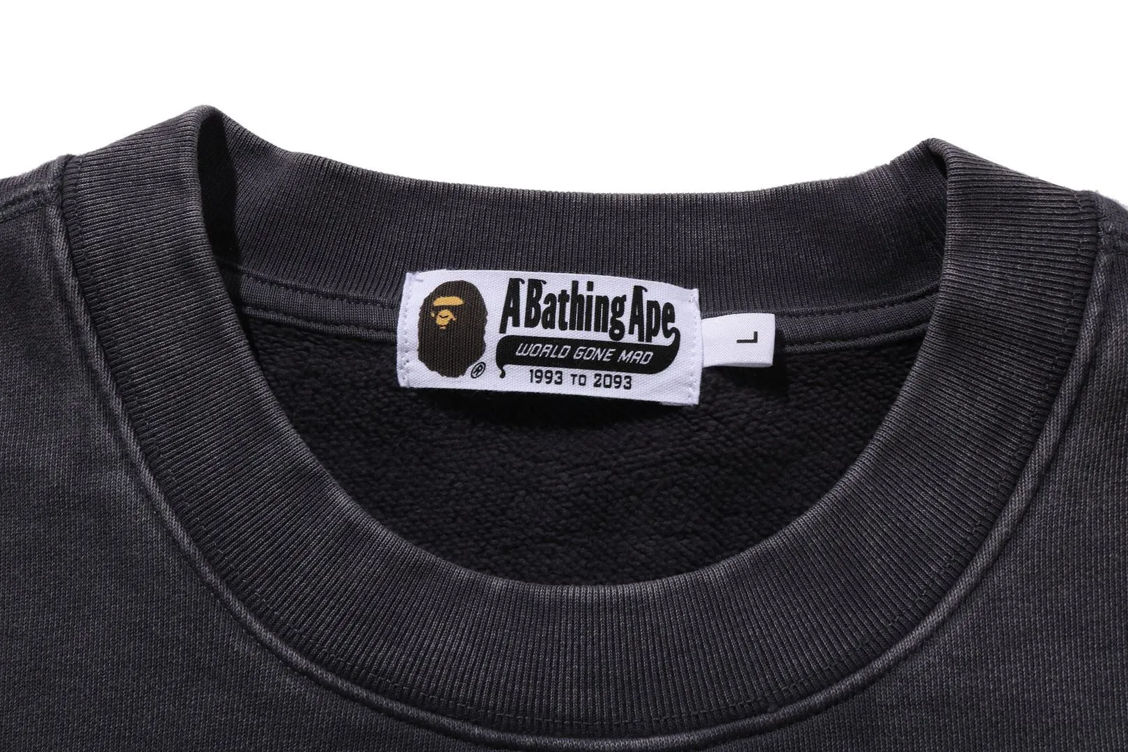 GARMENT DYE COLLEGE RELAXED FIT CREWNECK SWEATSHIRT sold by Bape product image thumbnail 4