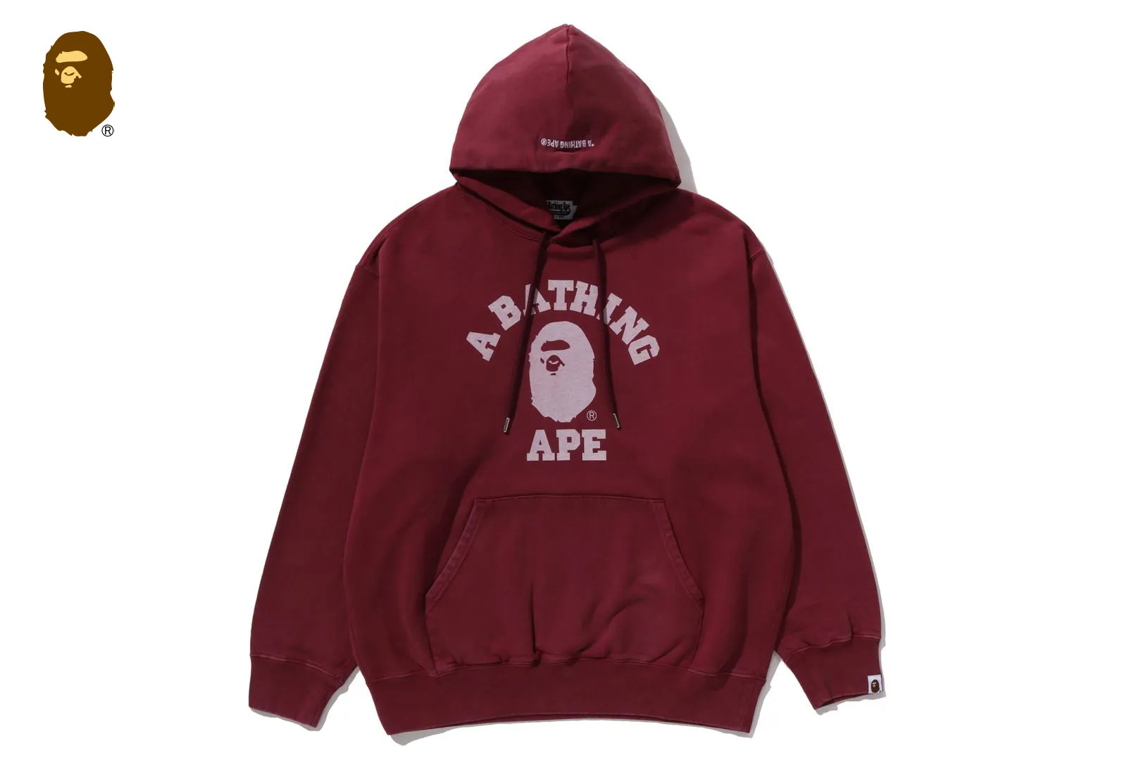 GARMENT DYE COLLEGE PULLOVER HOODIE sold by Bape product image thumbnail 5