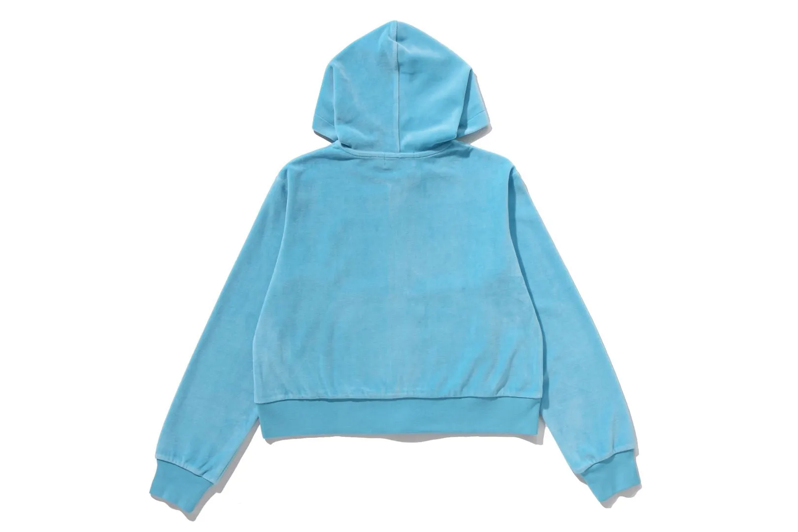 CRYSTAL STONE APE HEAD VELOUR ZIP HOODIE sold by Bape product image thumbnail 2