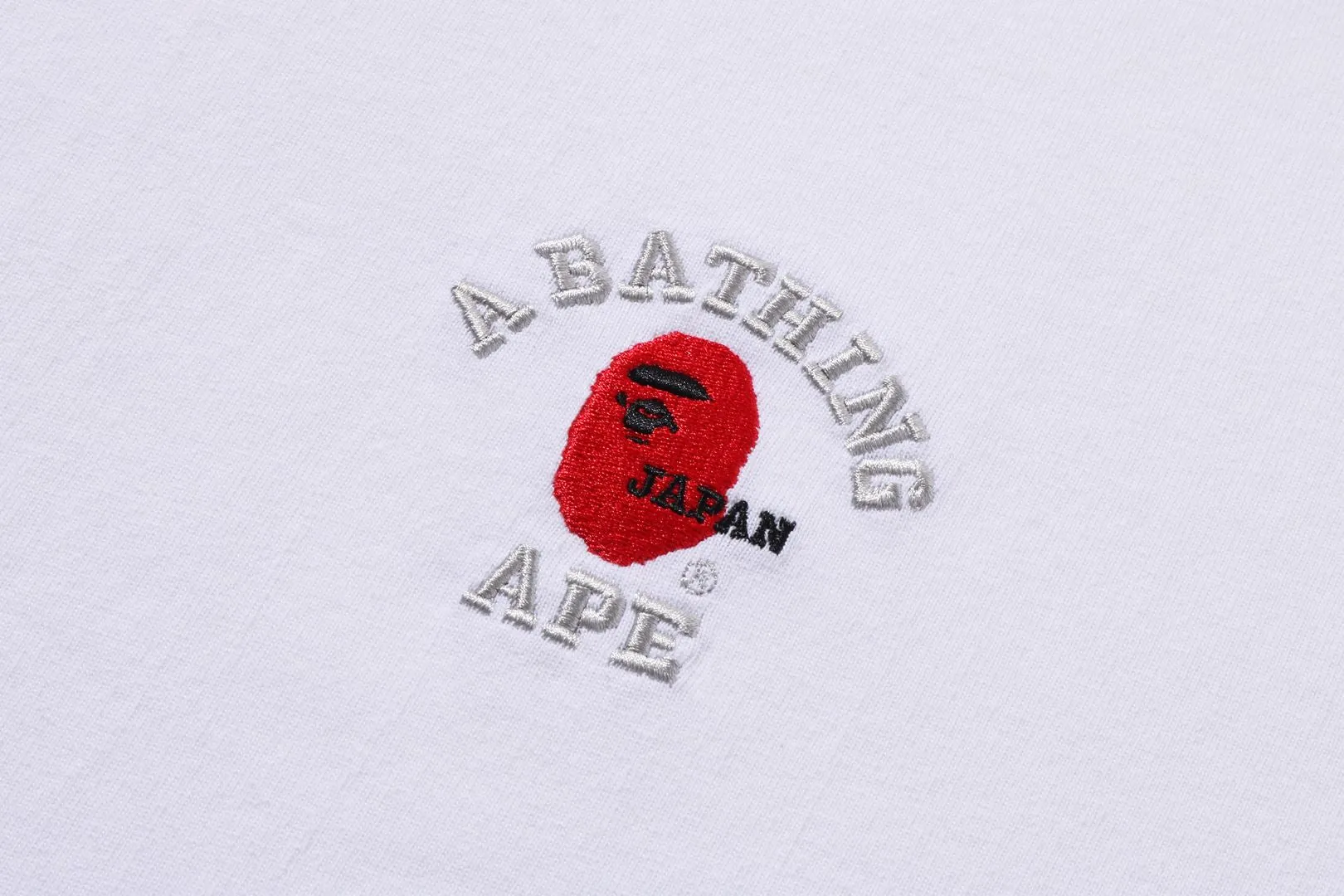 COLLEGE ONE POINT EMBROIDERY TEE sold by Bape product image thumbnail 3
