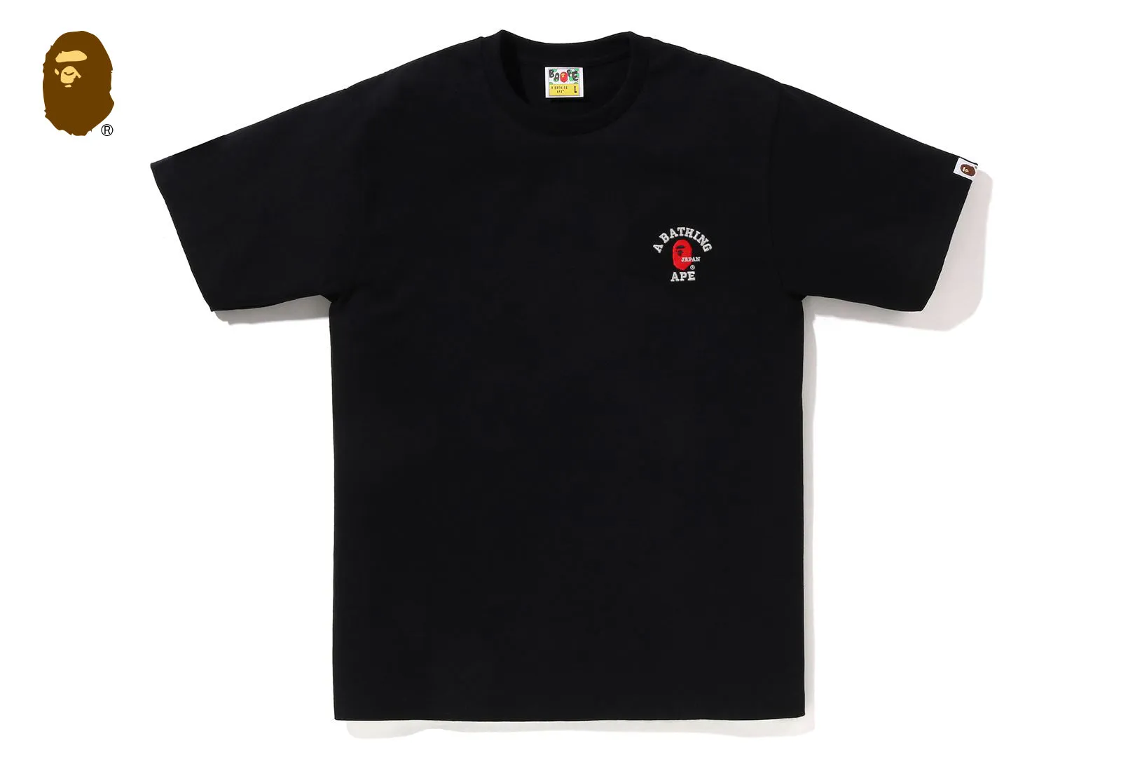 COLLEGE ONE POINT EMBROIDERY TEE sold by Bape product image thumbnail 4