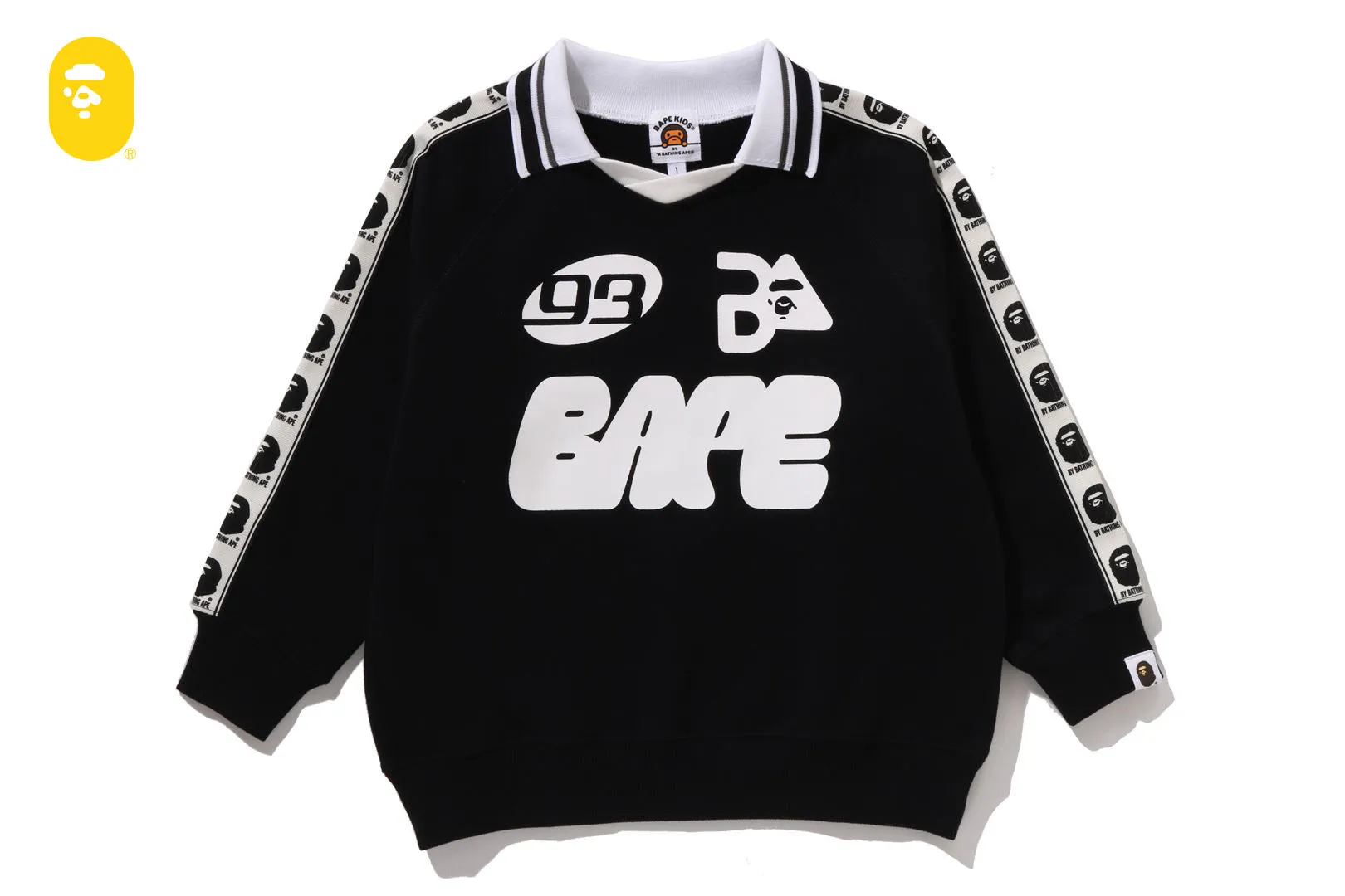 BAPE TAPE RELAXED FIT CREWNECK SWEATSHIRT sold by Bape