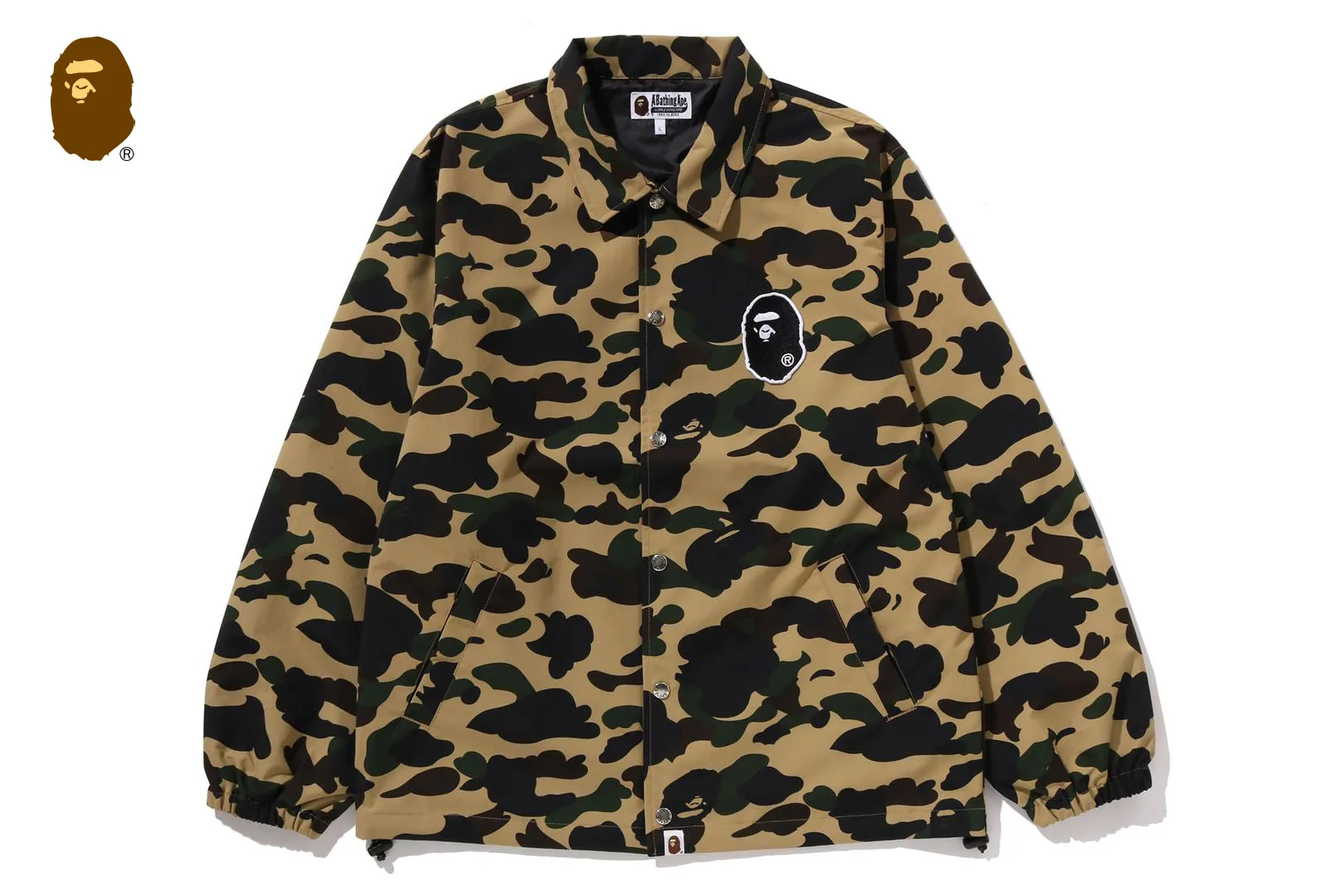 1ST CAMO COACH JACKET sold by Bape