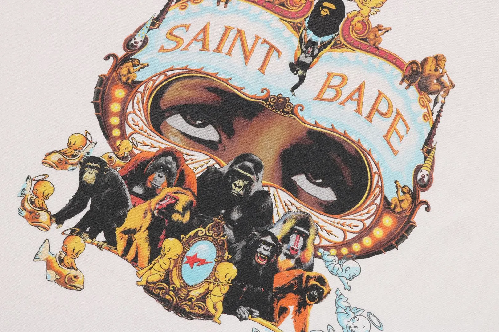 【 BAPE X SAINT MXXXXXX 】GENERATION TEE sold by Bape product image thumbnail 3