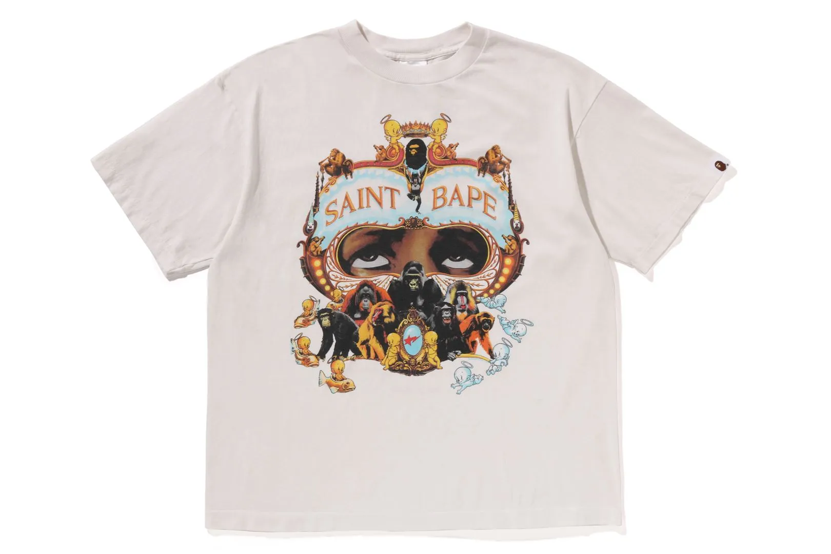【 BAPE X SAINT MXXXXXX 】GENERATION TEE sold by Bape