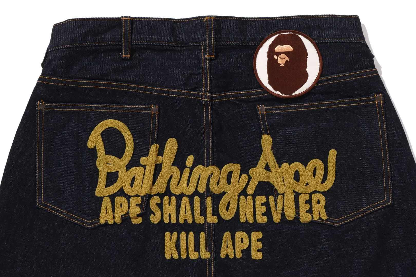 1997 TYPE-01 CHAMPION DENIM PANTS sold by Bape product image thumbnail 3