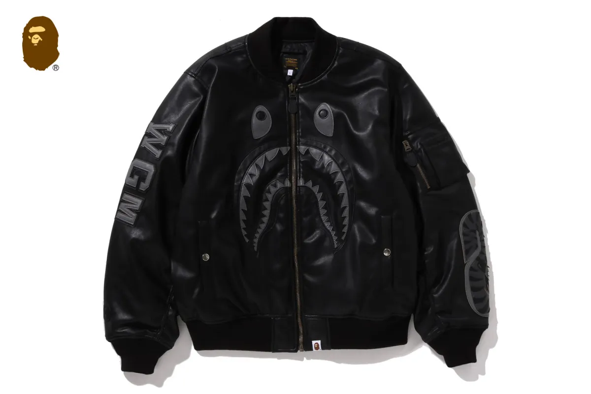 SHARK BOMBER JACKET sold by Bape