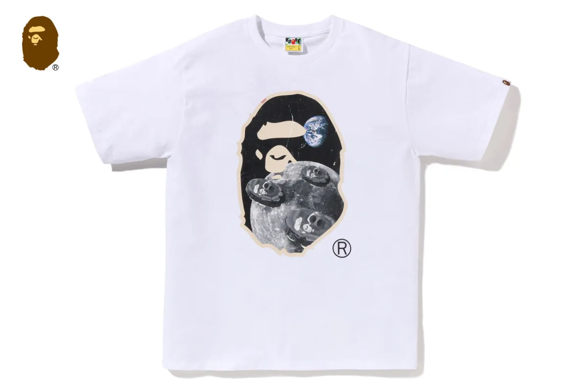 MOON APE HEAD OLD PHOTO TEE sold by Bape