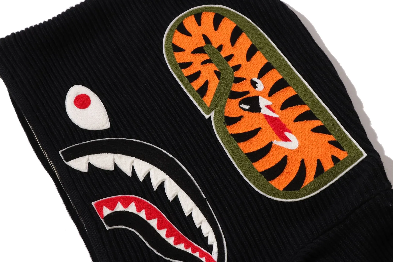SHARK FULL ZIP KNIT HOODIE sold by Bape product image thumbnail 5