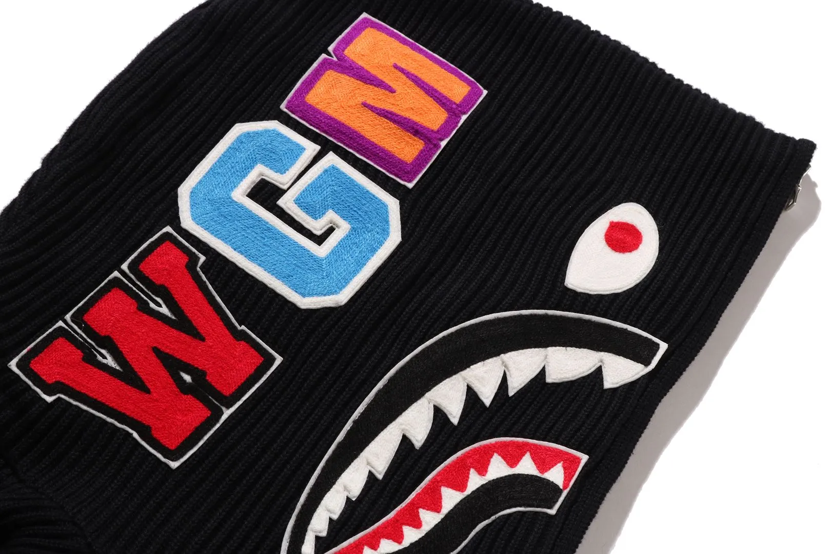 SHARK FULL ZIP KNIT HOODIE sold by Bape product image thumbnail 4