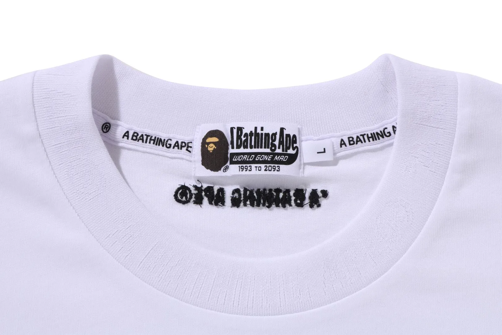 ONE POINT RELAXED FIT LS TEE sold by Bape product image thumbnail 4