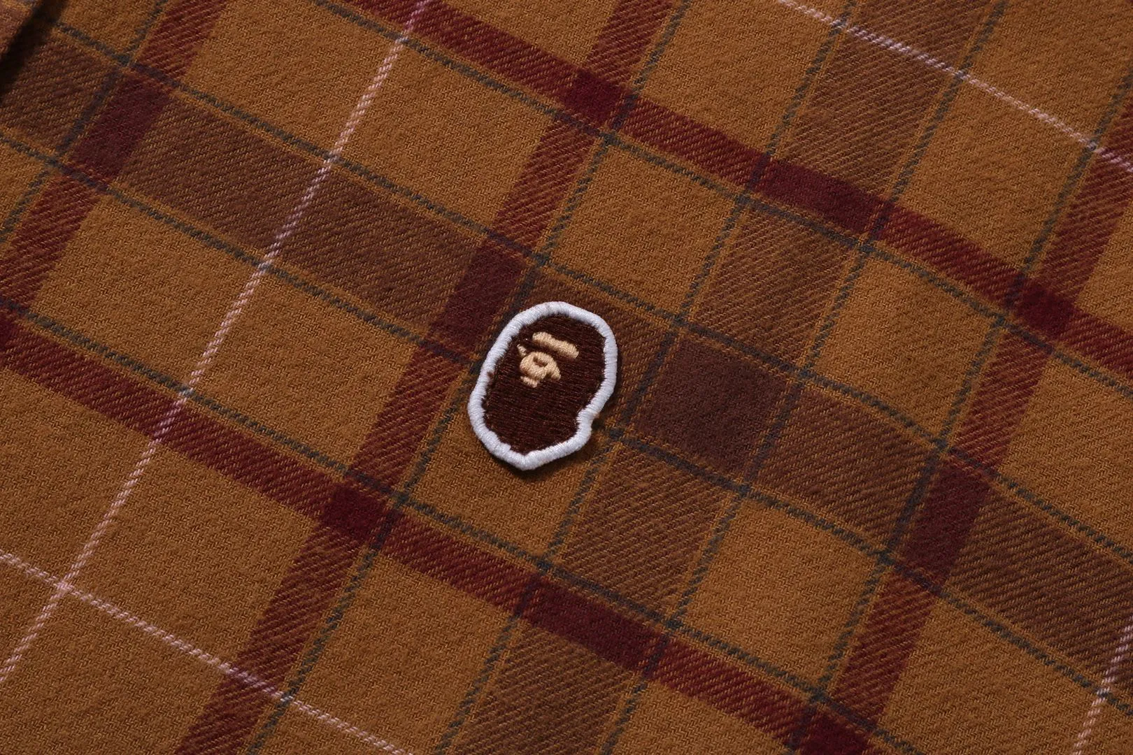 ONE POINT FLANNEL CHECK LS SHIRT sold by Bape product image thumbnail 3