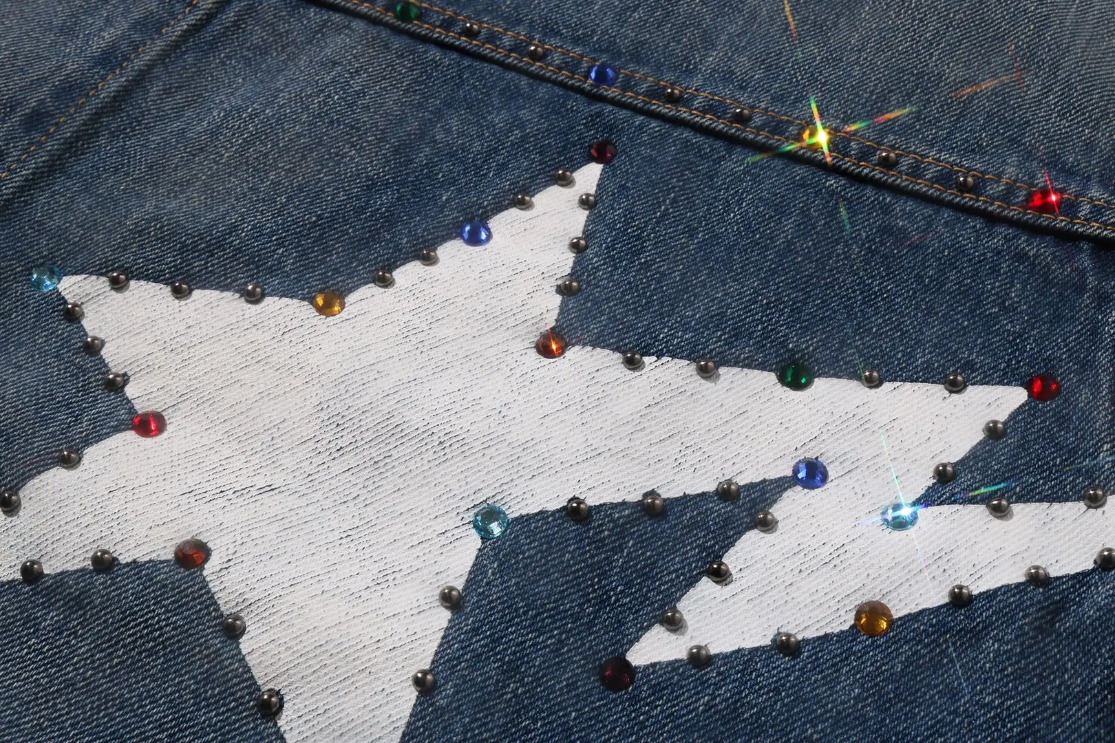 COLOR STONE DENIM JACKET sold by Bape product image thumbnail 4