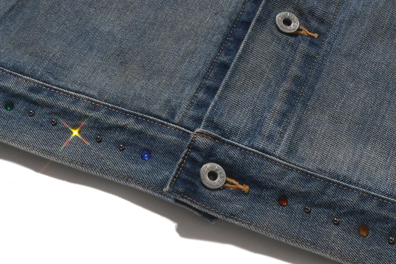 COLOR STONE DENIM JACKET sold by Bape product image thumbnail 5