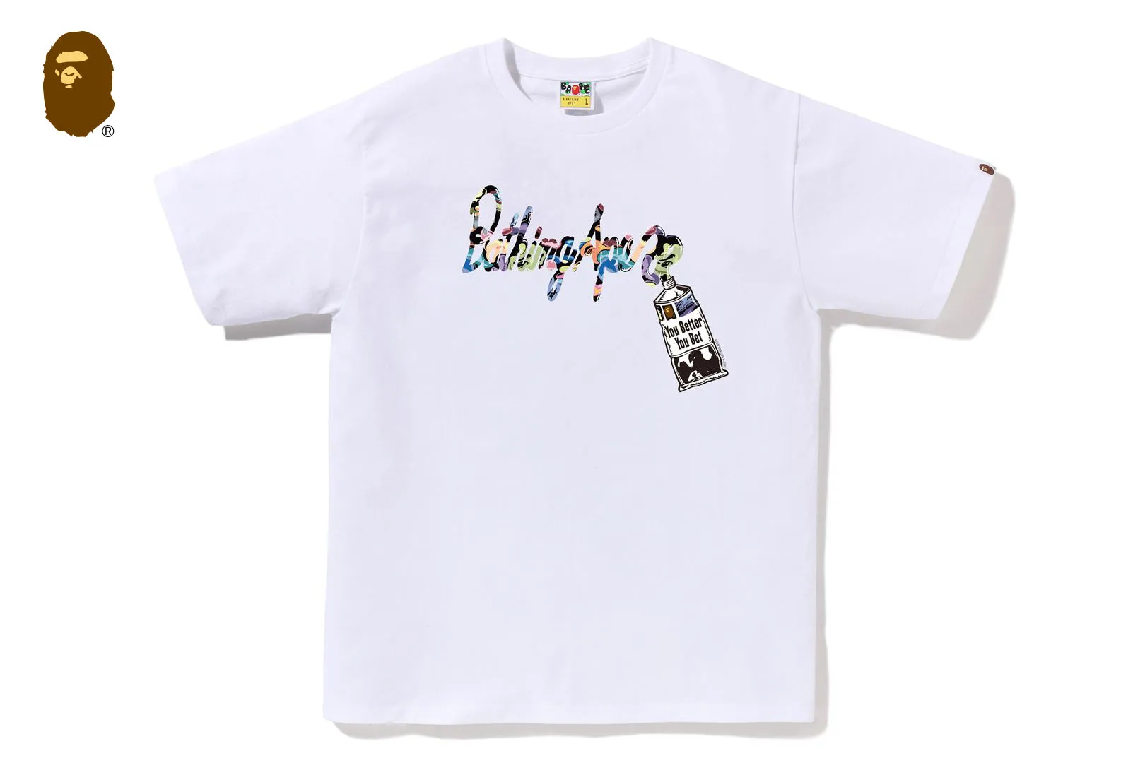 ART CAMO PAINT TUBE TEE sold by Bape