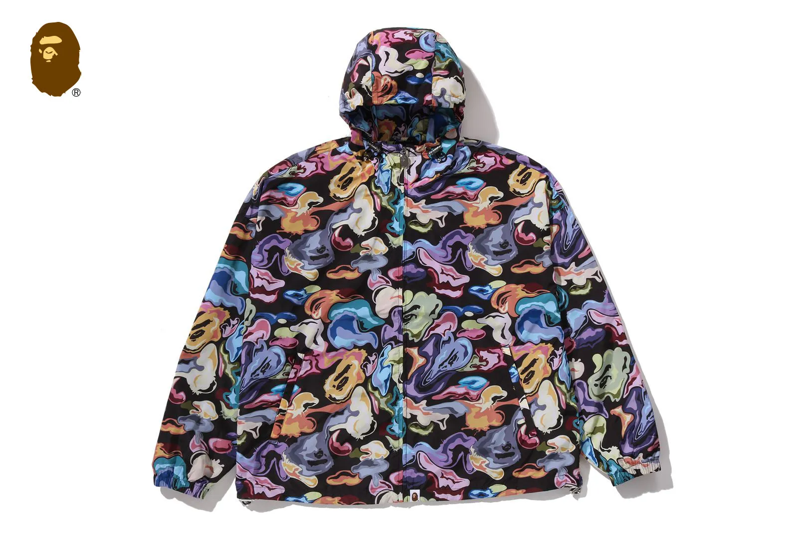 ART CAMO HOODED JACKET sold by Bape