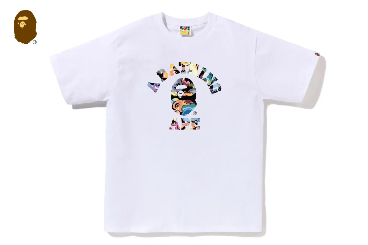 ART CAMO COLLEGE TEE sold by Bape