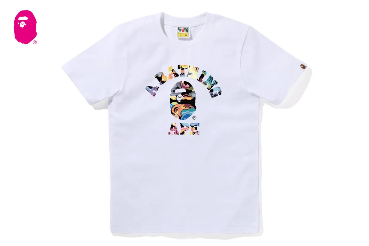 ART CAMO COLLEGE TEE sold by Bape