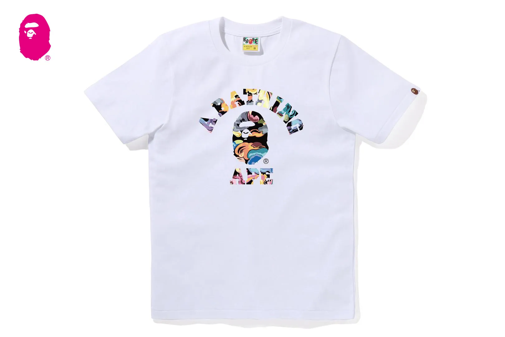 ART CAMO COLLEGE TEE sold by Bape