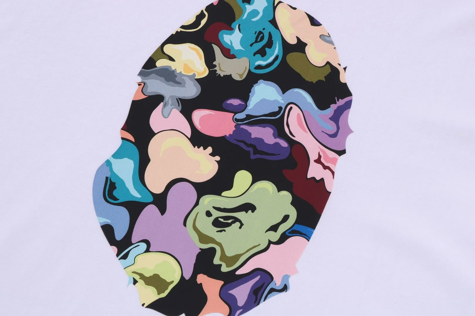 ART CAMO APE HEAD RELAXED FIT LS TEE sold by Bape product image thumbnail 4