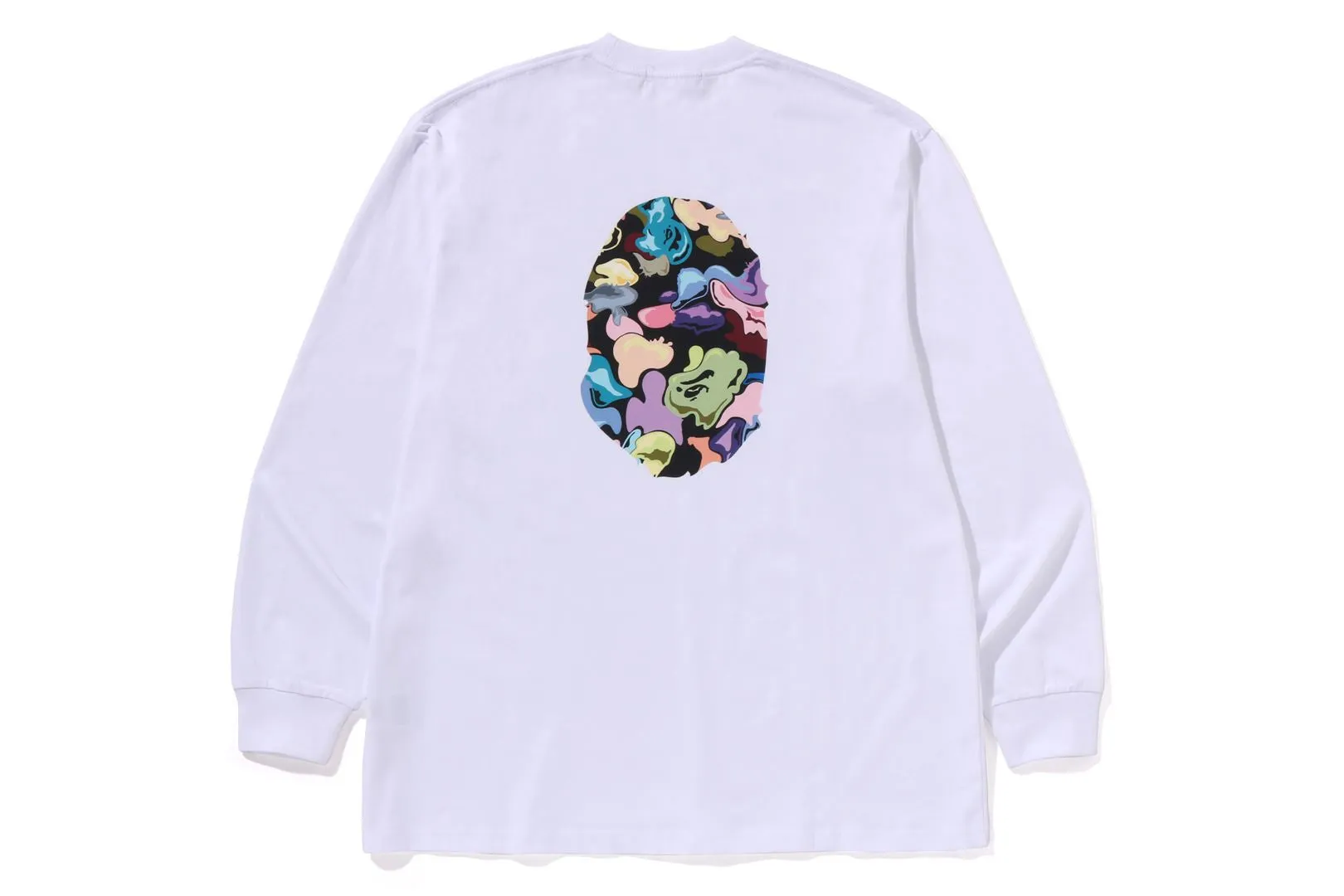 ART CAMO APE HEAD RELAXED FIT LS TEE sold by Bape product image thumbnail 2