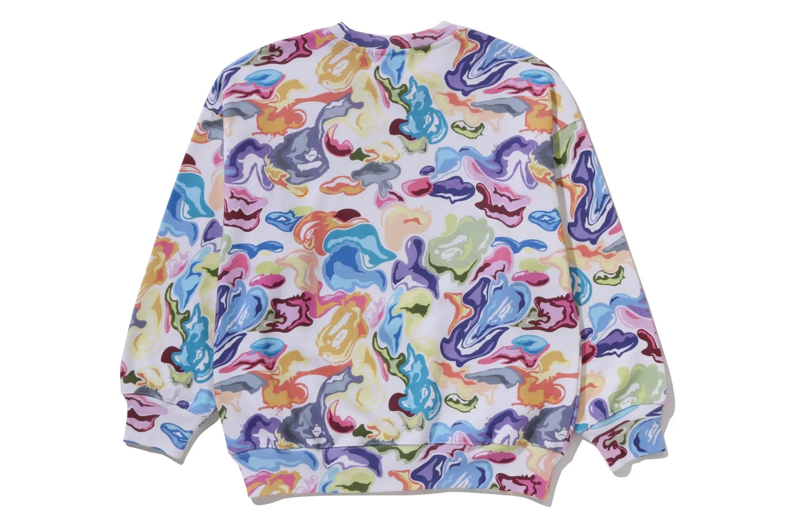 ART CAMO APE HEAD RELAXED FIT CREWNECK SWEATSHIRT sold by Bape product image thumbnail 2