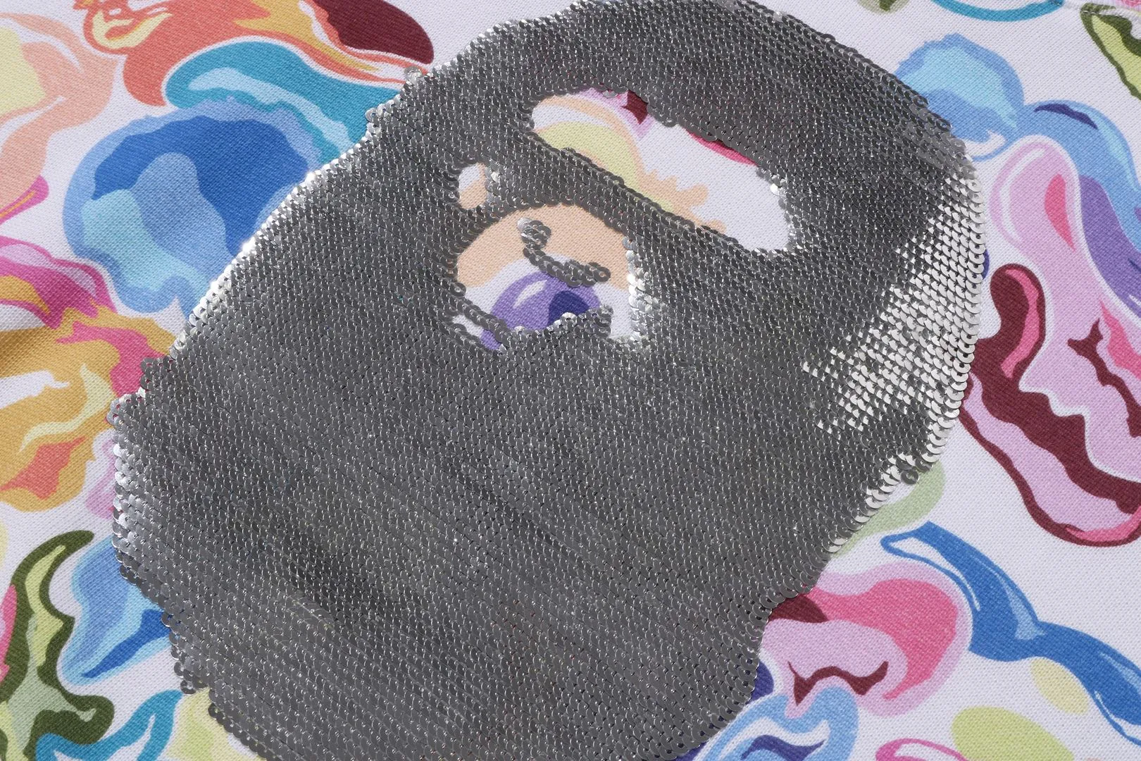 ART CAMO APE HEAD RELAXED FIT CREWNECK SWEATSHIRT sold by Bape product image thumbnail 3