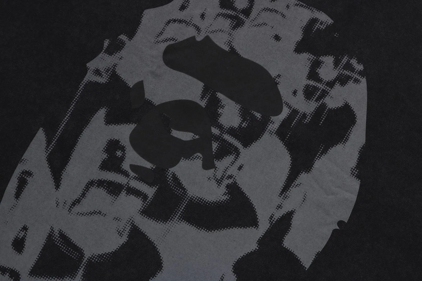 APE HEAD HEAVY WASHED RELAXED FIT TEE sold by Bape product image thumbnail 3