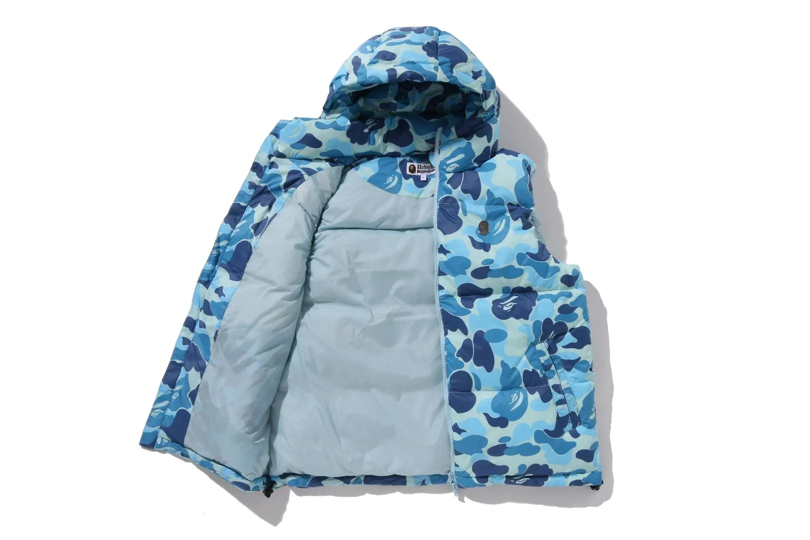 ABC CAMO DOWN VEST sold by Bape product image thumbnail 3