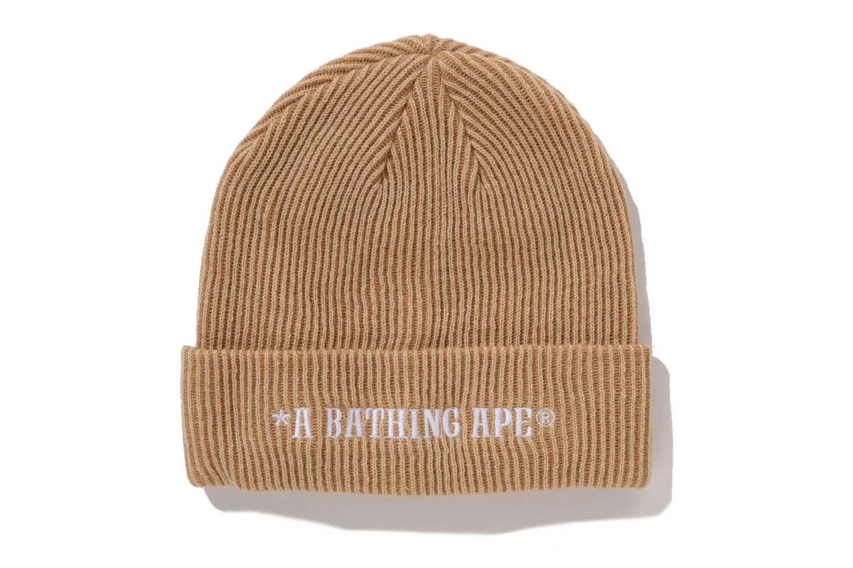 A BATHING APE KNIT CAP sold by Bape