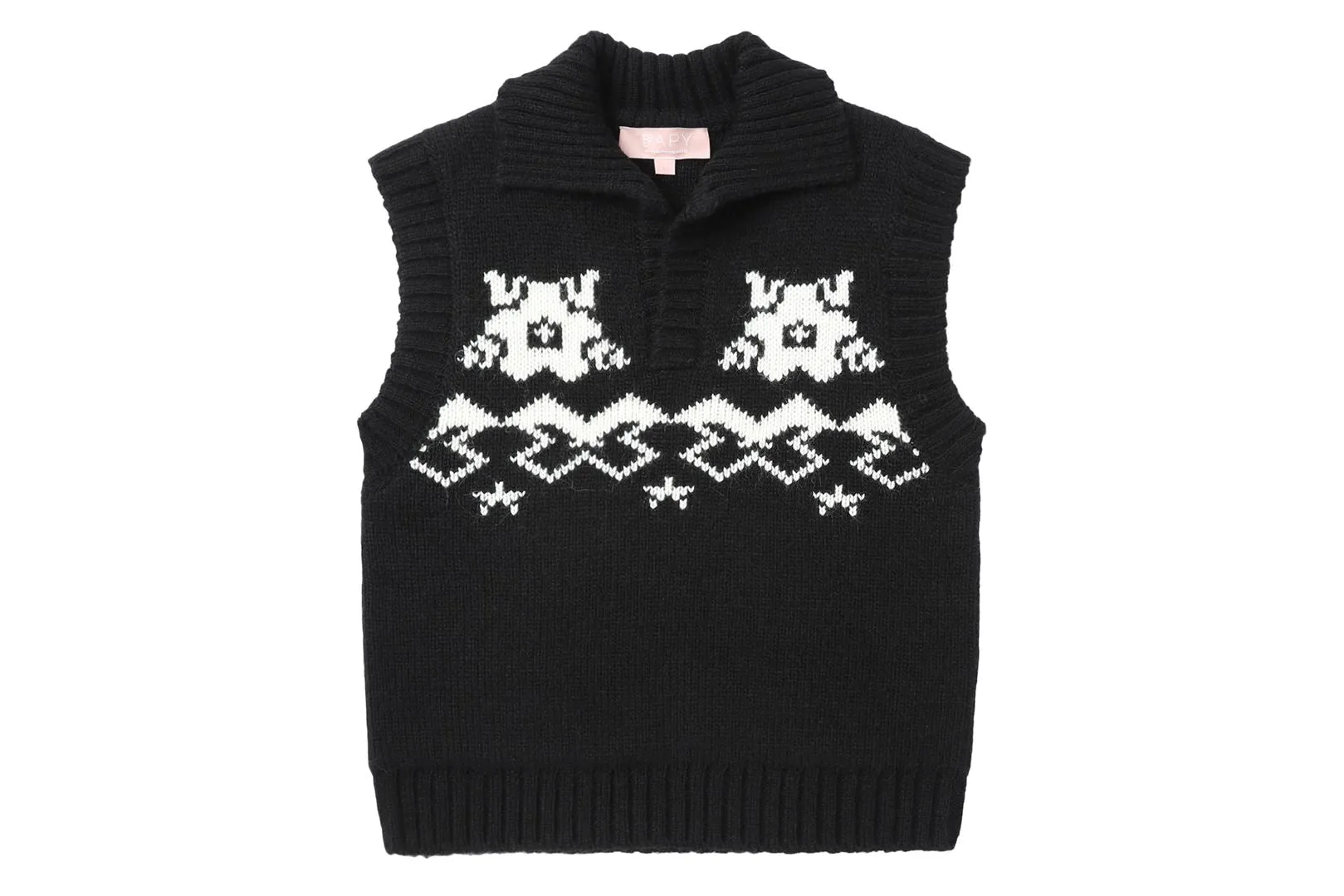 BAPY JACQUARD VEST sold by Bape