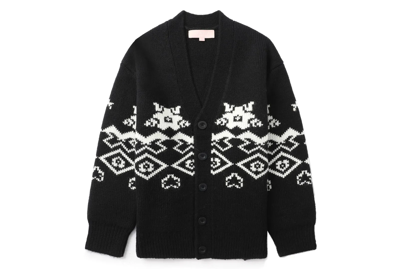BAPY JACQUARD CARDIGAN sold by Bape