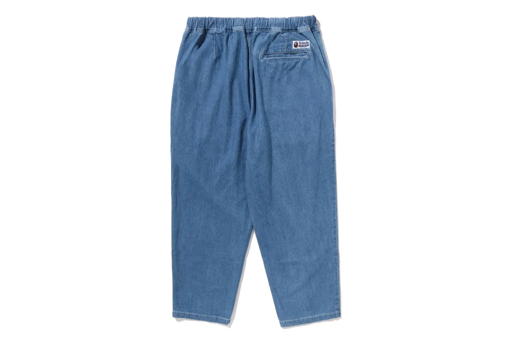 ONE POINT 1 PLEAT ELASTICATED DENIM PANTS sold by Bape product image thumbnail 2