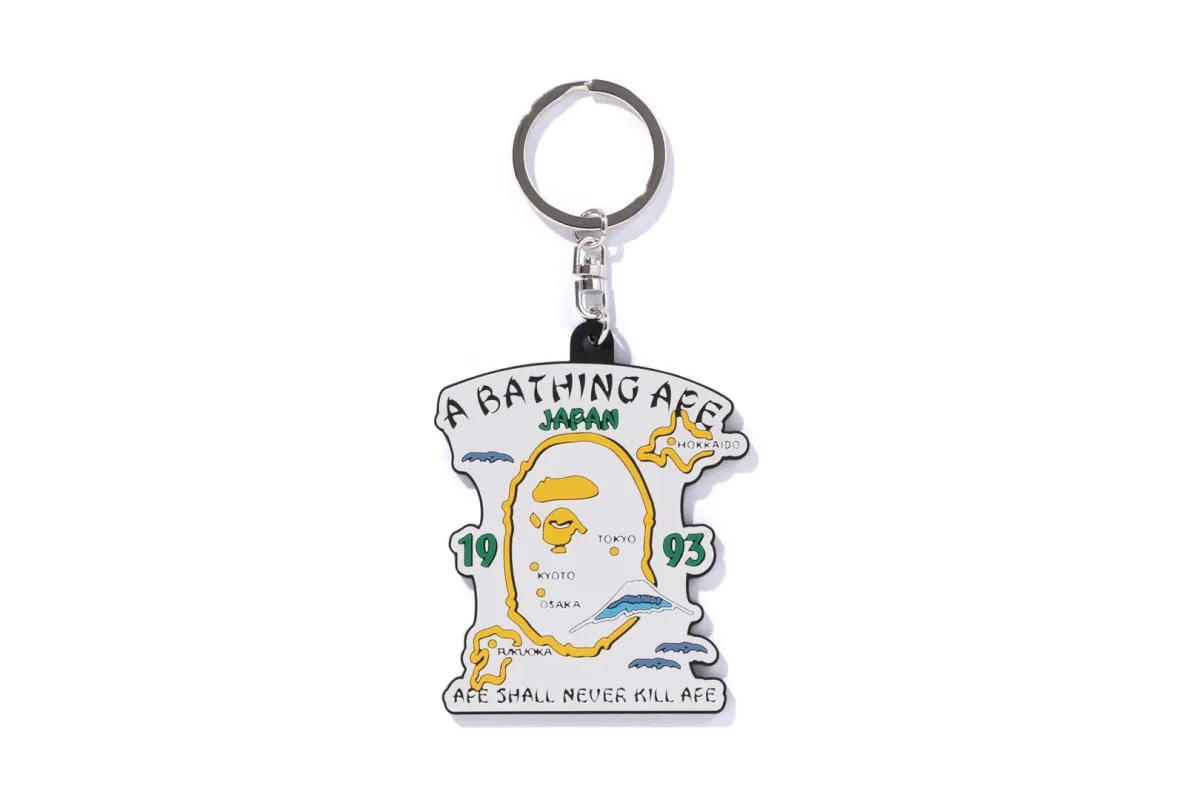 JAPAN SOUVENIR RUBBER KEYCHAIN sold by Bape