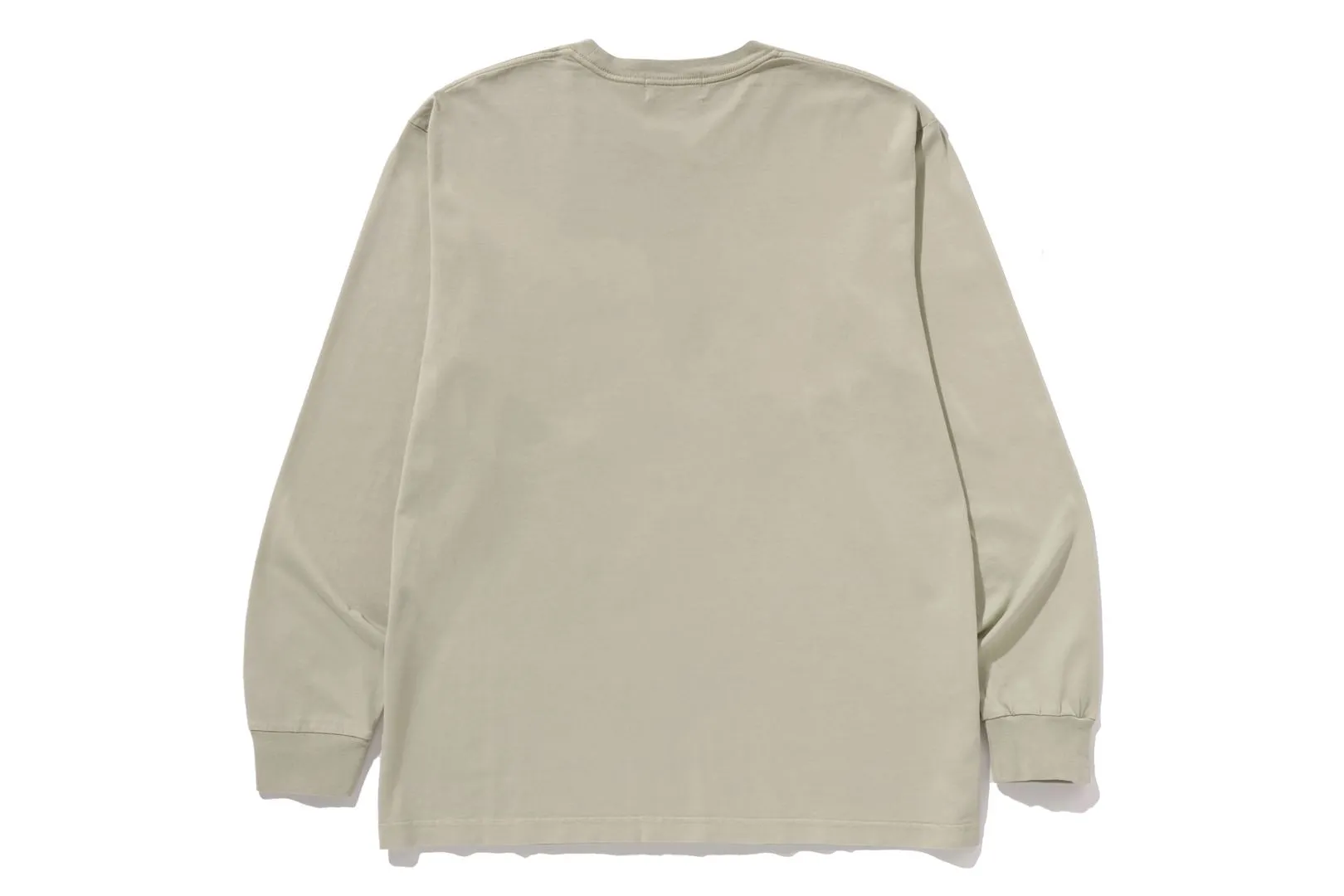 GARMENT DYE COLLEGE RELAXED FIT LS TEE sold by Bape product image thumbnail 2