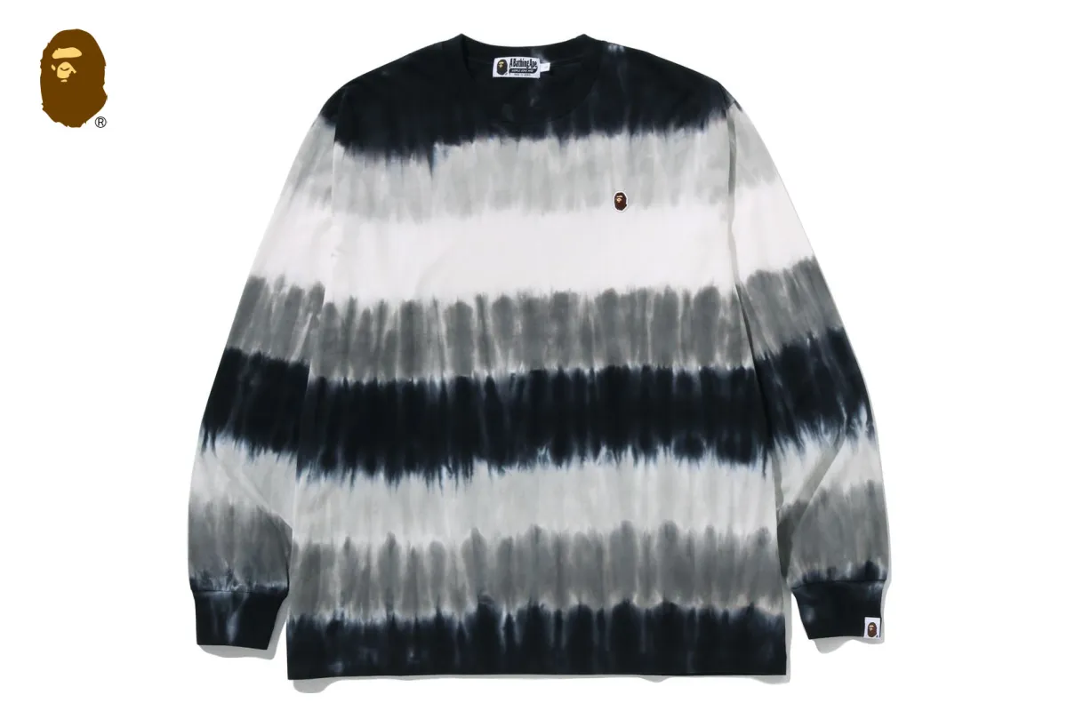 DRIP STRIPE RELAXED FIT LS TEE sold by Bape