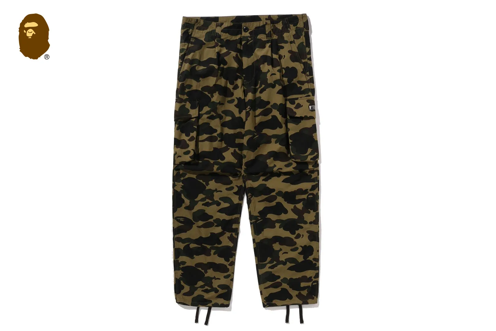 1ST CAMO REGULAR FIT 6 POCKET PANTS sold by Bape