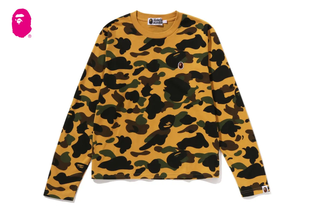 1ST CAMO LS TEE sold by Bape