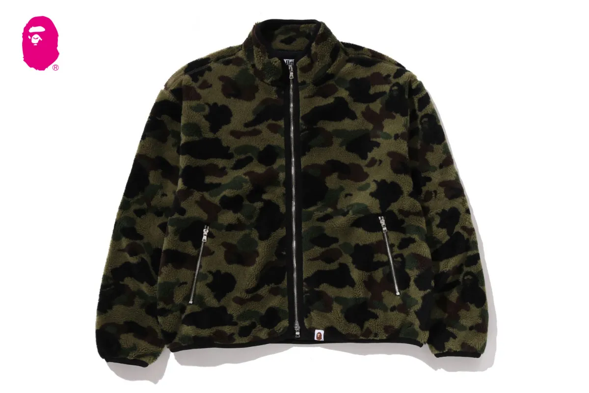 1ST CAMO FLEECE JACKET sold by Bape