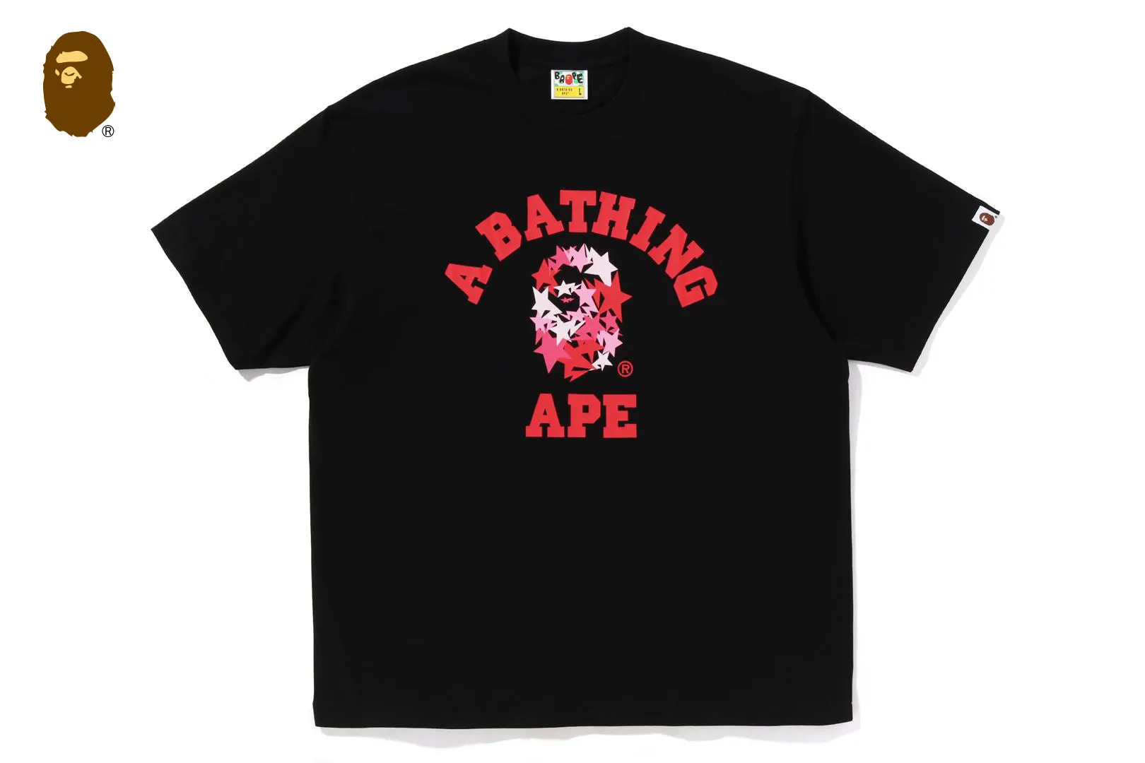 STA COLLEGE RELAXED FIT TEE sold by Bape product image thumbnail 4