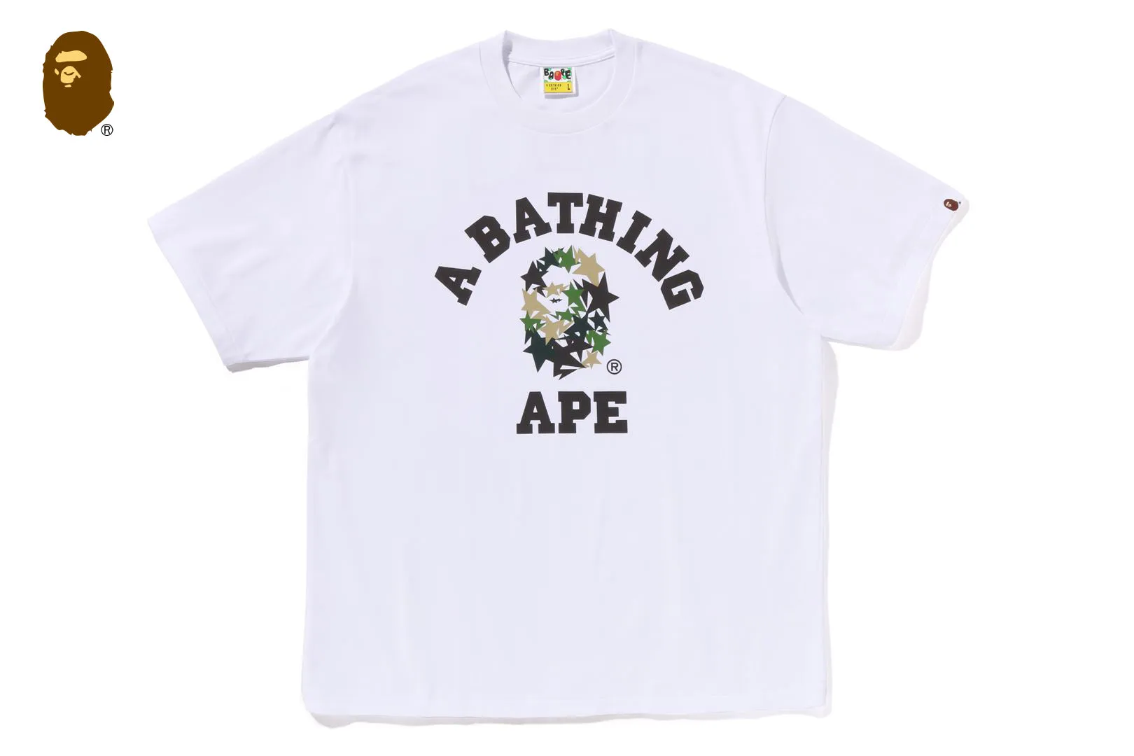 STA COLLEGE RELAXED FIT TEE sold by Bape
