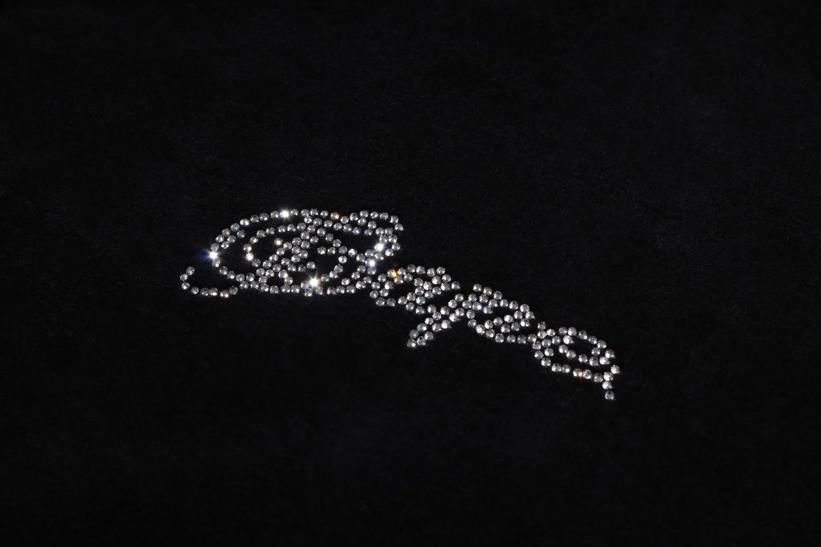 WASHED MULTI LOGO RHINESTONE VELOUR FULL ZIP HOODIE sold by Bape product image thumbnail 3