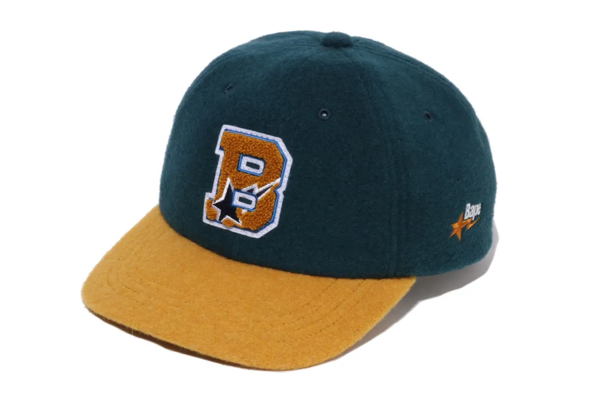 VARSITY LOGO WOOL CAP sold by Bape