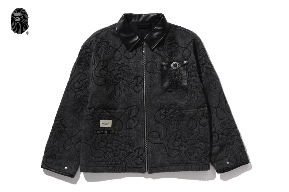 ROPE STITCHED CHORE COAT sold by Bape