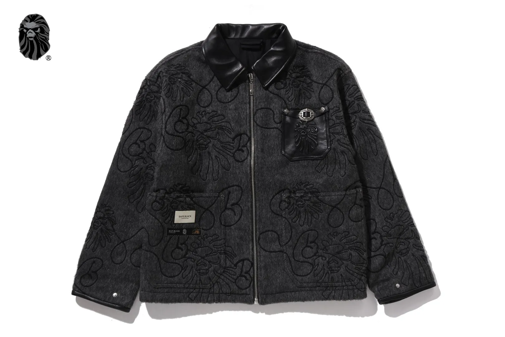 ROPE STITCHED CHORE COAT sold by Bape