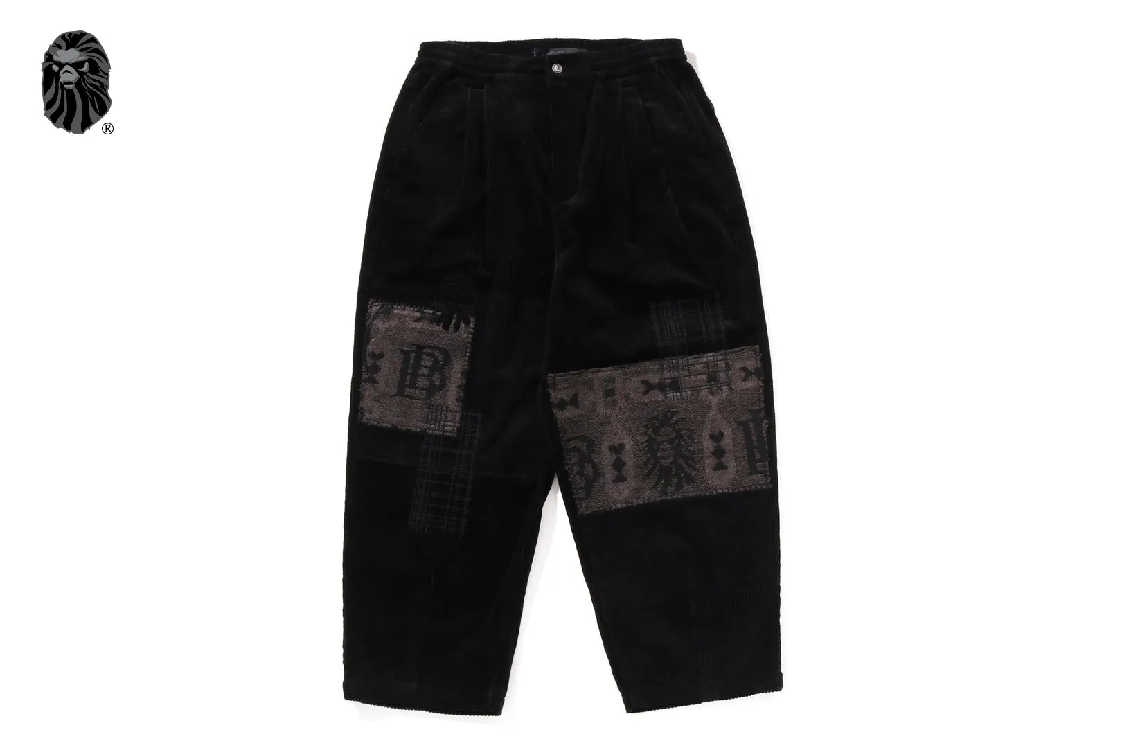 PATCHWORK CORDUROY PANTS sold by Bape