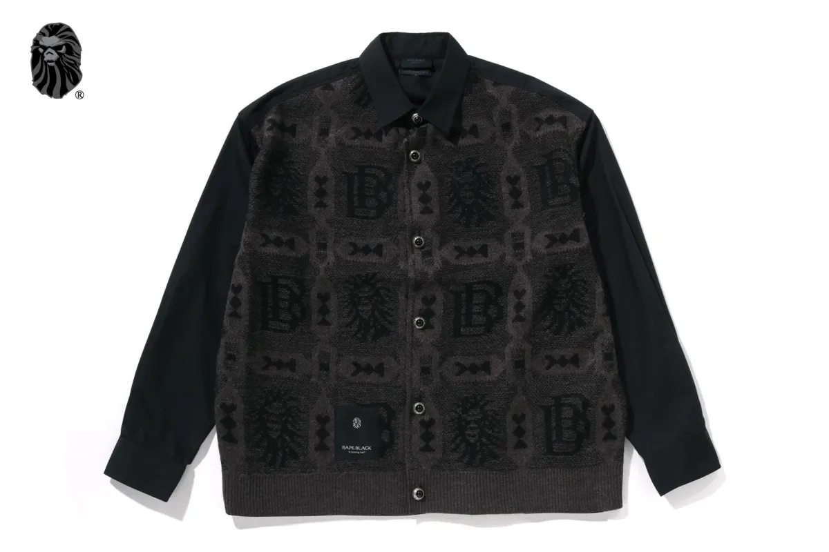 KNITTED HYBRID SHIRT #1 sold by Bape