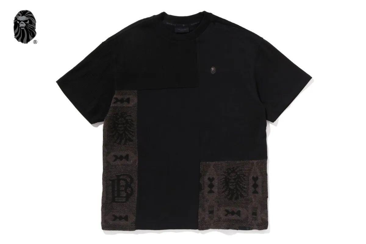 FABRIC PATCHWORK TEE sold by Bape